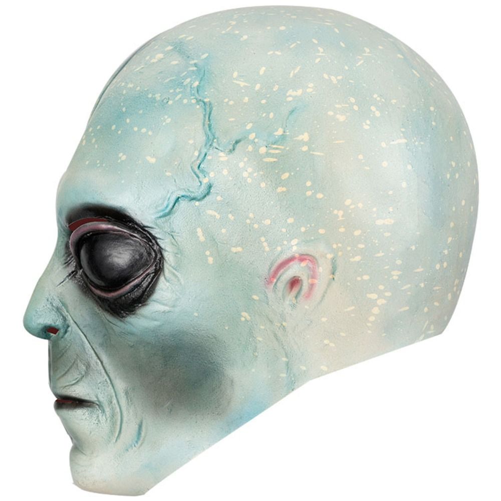 Latex Alien Mask Realistic - Латексная маска инопланетянина, полноразмерная маска, зеленая