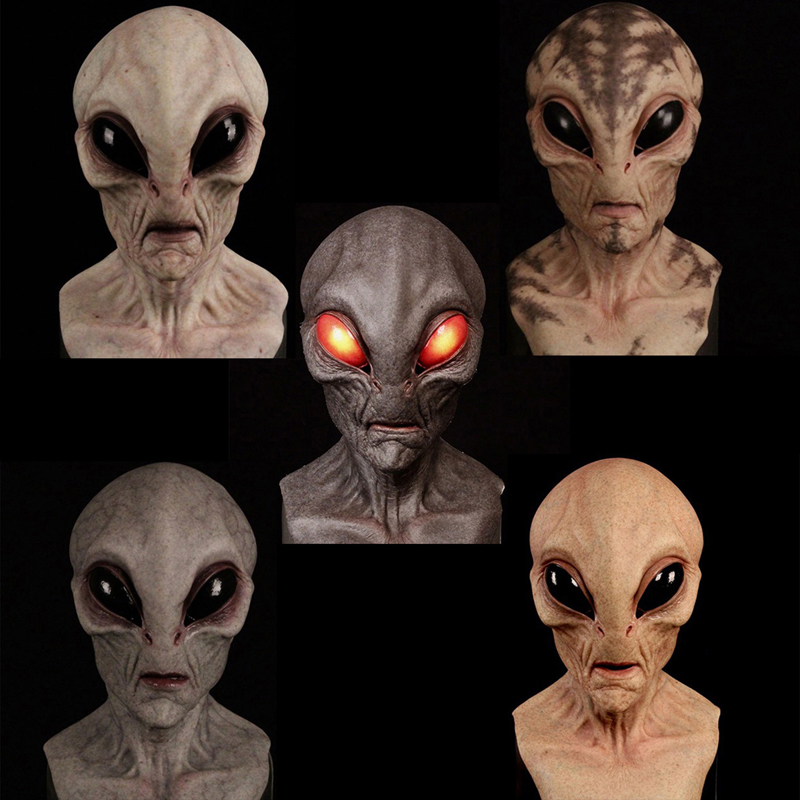 Latex Alien Mask Realistic - 1 шт., маска пришельца — реалистичная