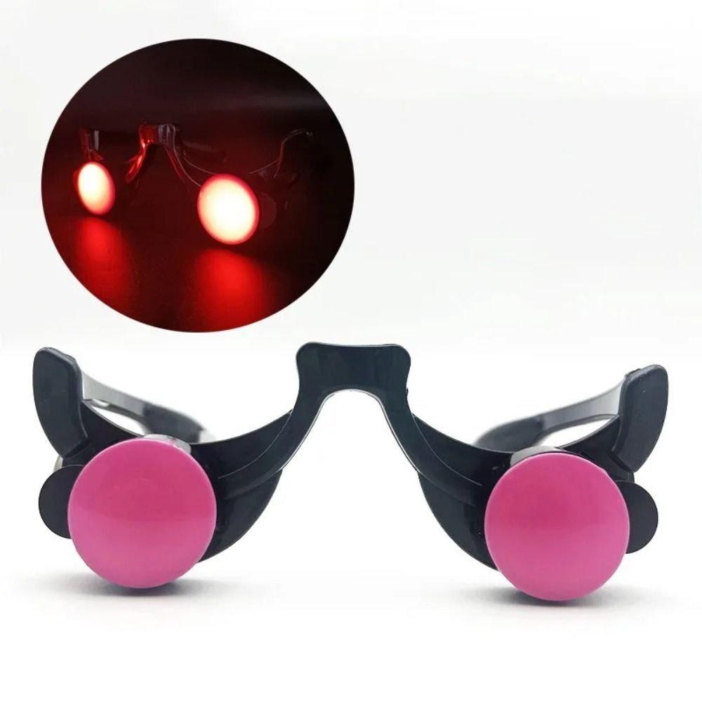 Хэллоуин, ужасы, очки с красны – обзор и цена Glow In The Dark Party Glasses