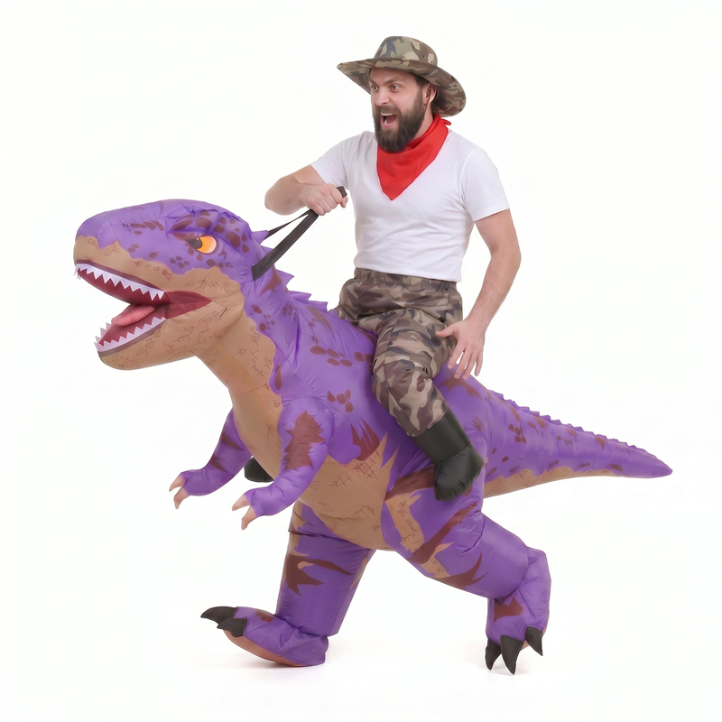 Забавный надувной костюм Ти-Ре – обзор и цена Inflatable Dinosaur Costume Adult