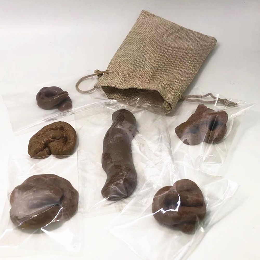 6 шт., шуточный гаджет, хлюпаю – обзор и цена Fake Poop Gag Gift