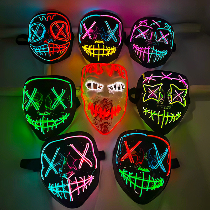 Профессиональная персонализаци – обзор и цена Led Purge Mask Halloween