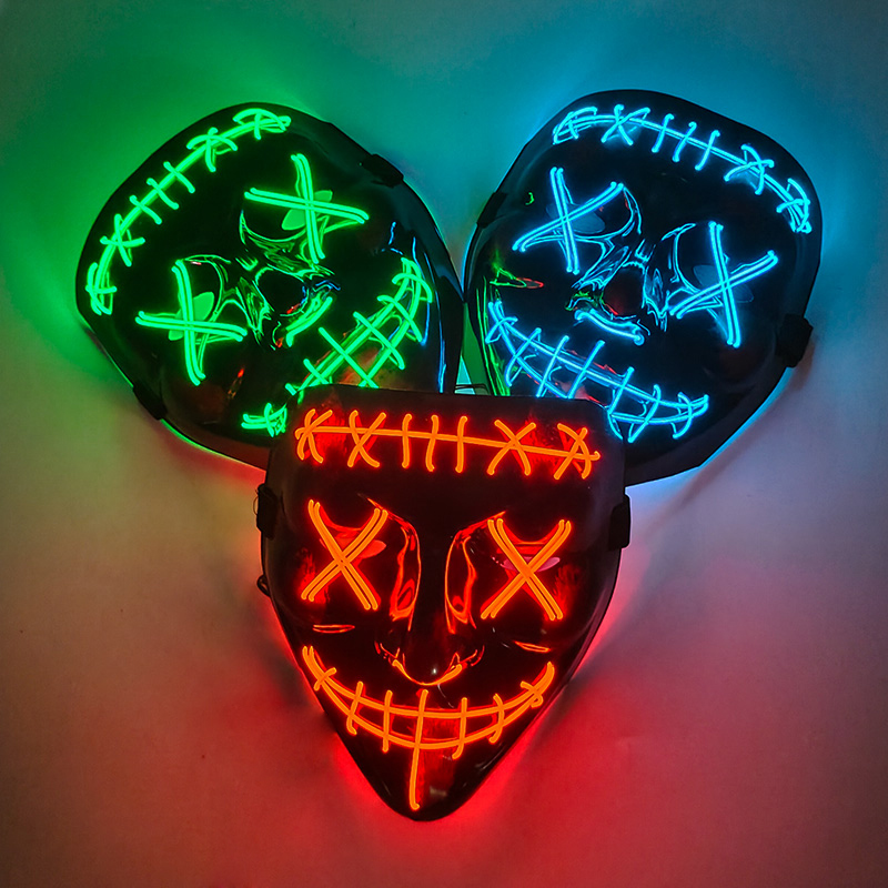 Профессиональная персонализаци – обзор и цена Led Purge Mask Halloween
