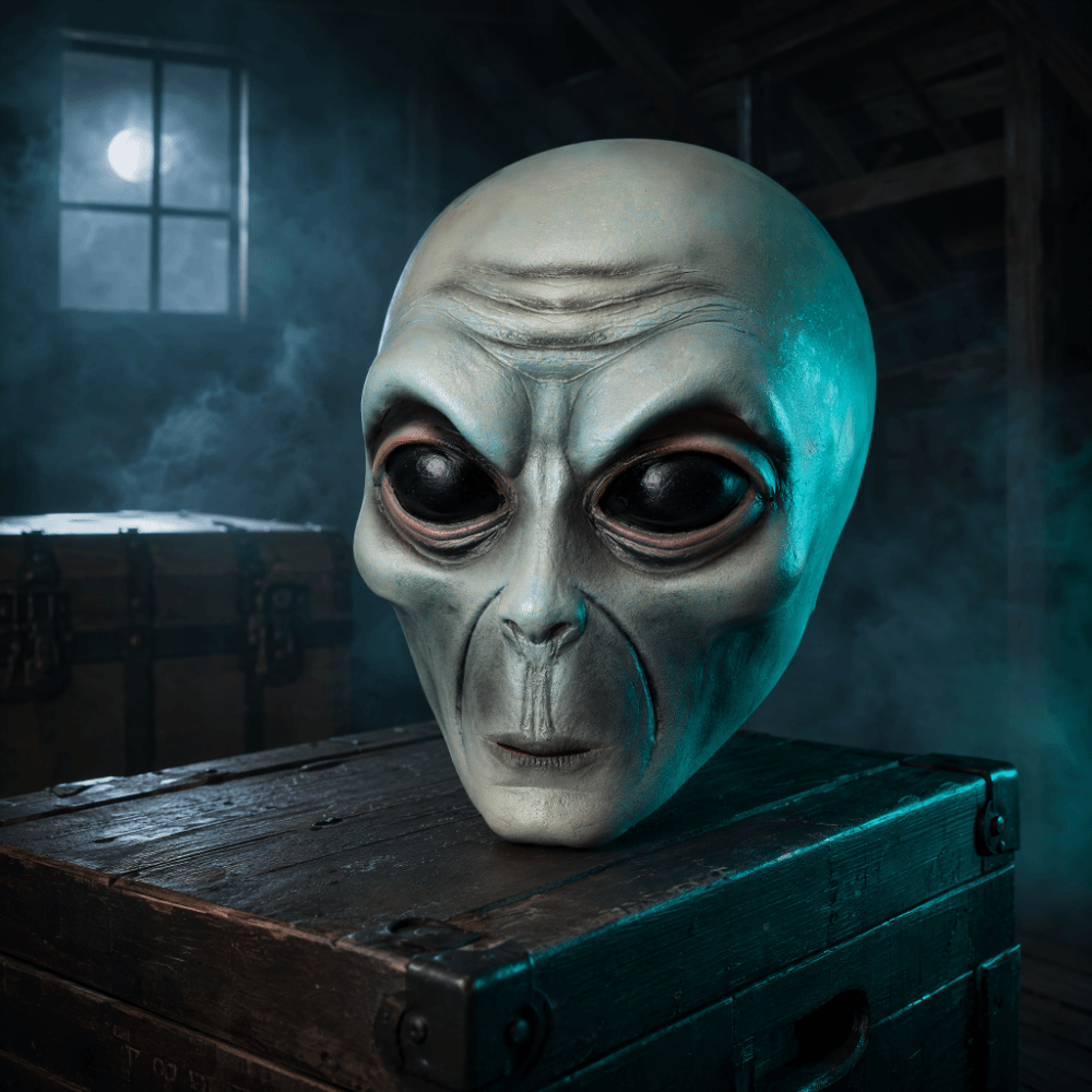 Латексная маска инопланетянина – обзор и цена Latex Alien Mask Realistic