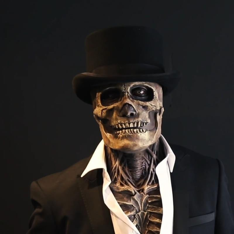 Жуткий мозг, маска скелета, го – обзор и цена Led Purge Mask Halloween