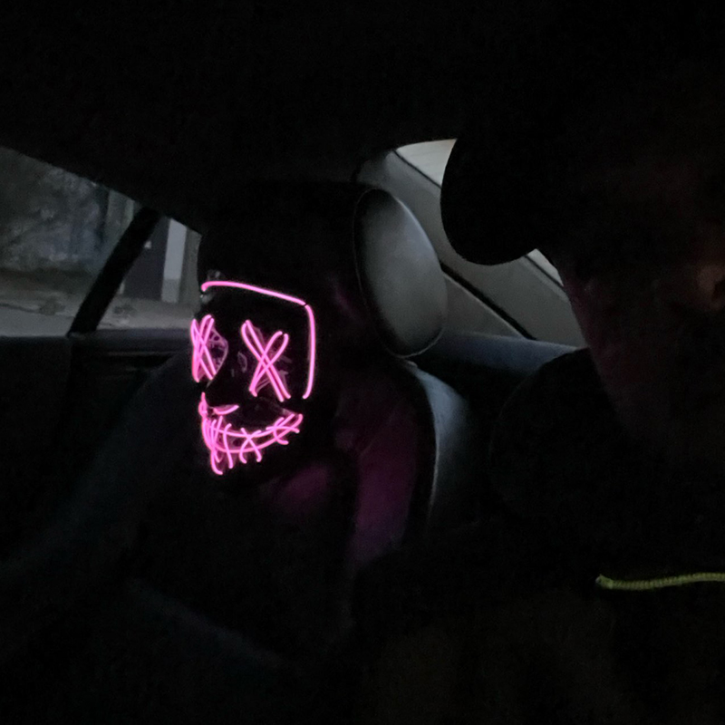 Беспроводная женская маска для – обзор и цена Led Purge Mask Halloween