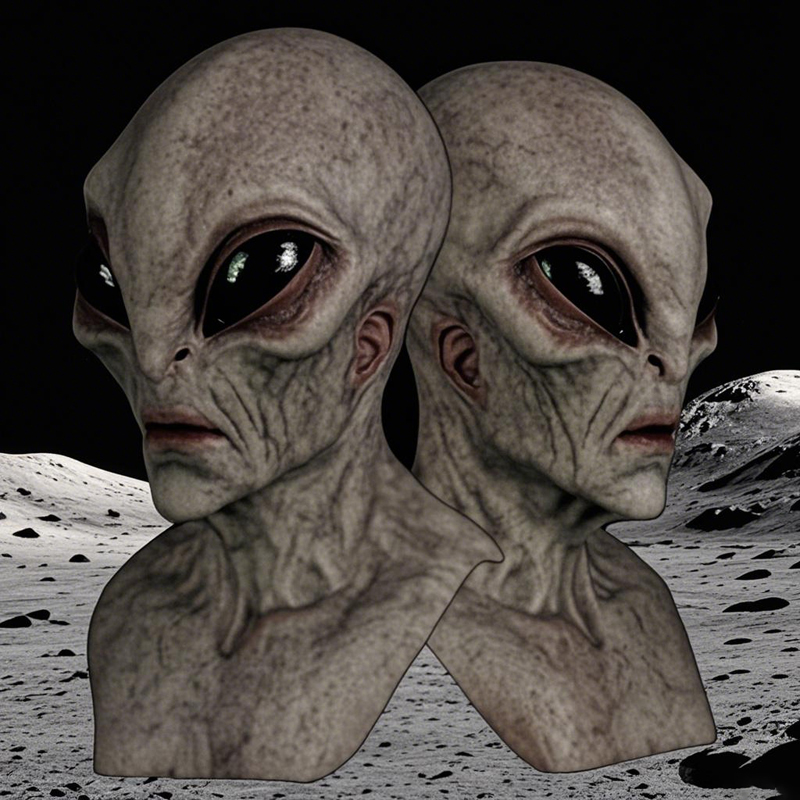 1 шт., маска пришельца — реали – обзор и цена Latex Alien Mask Realistic